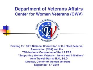 Branch of Veterans Issues Community for Ladies Veterans (CWV)