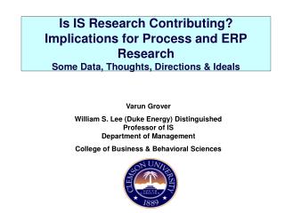 IS Exploration Contributing? Suggestions for Procedure and ERP Look into Some Information, Musings, Headings and Beliefs