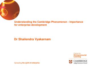 Understanding the Cambridge Wonder - Significance for big business advancement