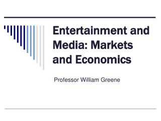 Stimulation and Media: Markets and Financial aspects