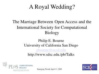 An Imperial Wedding? The Marriage Between Open Access and the Worldwide Society for Computational Science