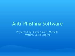 Hostile to Phishing Programming