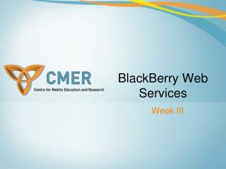 BlackBerry Web Administrations