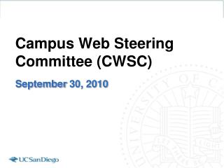 Grounds Web Guiding Advisory group (CWSC)