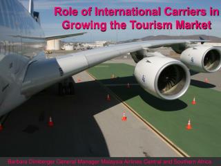 Part of Worldwide Bearers in Developing the Tourism Market