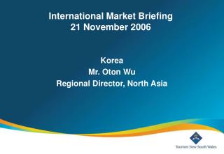 Global Business sector Instructions 21 November 2006
