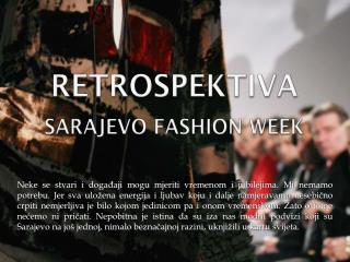 Sarajevo style week