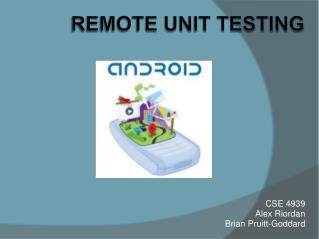 Remote Unit Testing