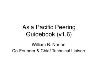 Asia Pacific Peering Manual (v1.6)