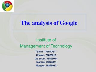 The examination of Google