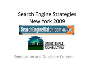Web search tool Methodologies New York 2009