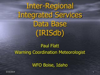 Between Territorial Coordinated Administrations Information Base (IRISdb)