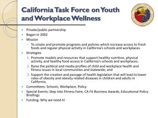 California Team on Youth and Work environment Health