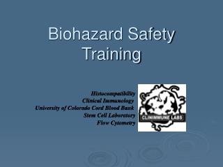 Biohazard Wellbeing Preparing