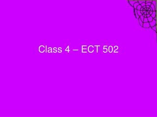 Class 4 