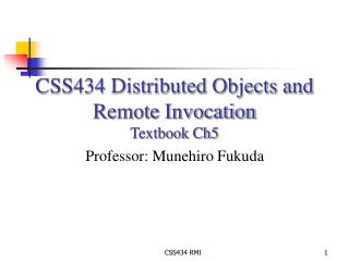 CSS434 Conveyed Items and Remote Summon Course book Ch5