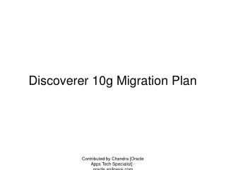  Pioneer 10g Migration Plan 