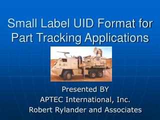  Little Label UID Format for Part Tracking Applications 