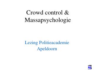  Group control Massapsychologie 
