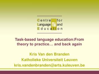  Assignment based dialect education:From hypothesis to hone and back once more 