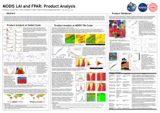  MODIS LAI and FPAR: Product Analysis 