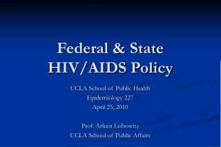  Government State HIV 