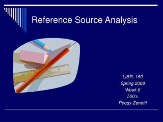  Reference Source Analysis 