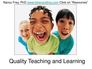  Quality Teaching and Learning 