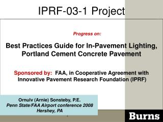  IPRF-03-1 Project 