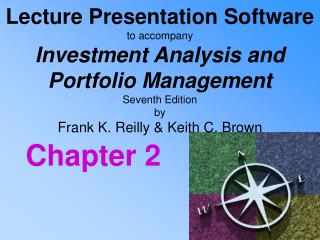  Address Presentation Software to go with Investment Analysis and Portfolio Management Seventh Edition by Frank K. R 