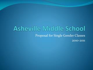  Asheville Middle School 