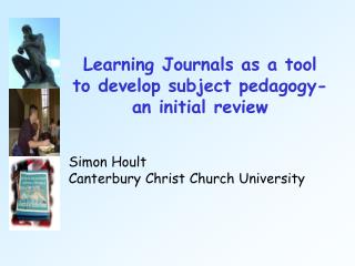  Learning Journals as a device to create subject instructional method a starting survey 
