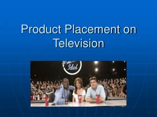  Item Placement on Television 