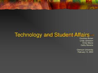  Innovation and Student Affairs 