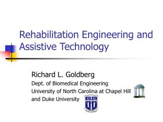  Recovery Engineering and Assistive Technology 