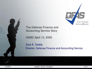  The Defense Finance and Accounting Service Story ASMC April ... 