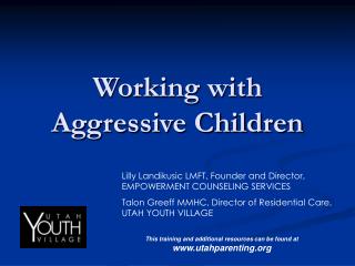  Working with Aggressive Children 