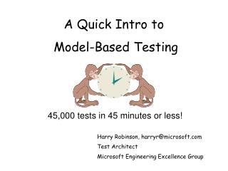  A Quick Intro to Model-Based Testing 