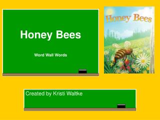  Bumble bees Word Wall Words 
