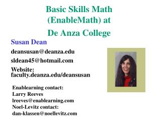  Fundamental Skills Math EnableMath at De Anza College 