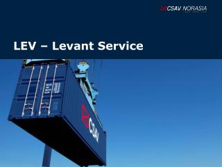  LEV Levant Service 
