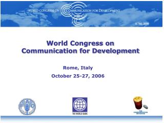  World Congress on Communication for Development 