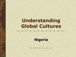  Understanding Global Cultures 