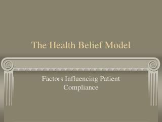  The Health Belief Model 