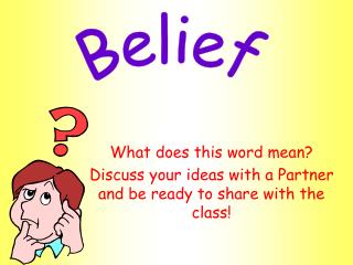  What does this word mean Discuss your thoughts with a Partner and be prepared to impart to the class 