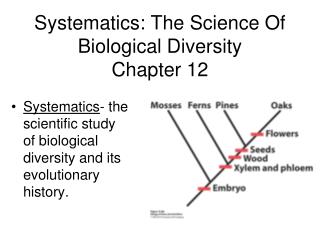  Systematics: The Science Of Biological Diversity Chapter 12 