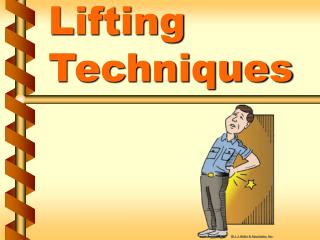  Lifting Techniques 