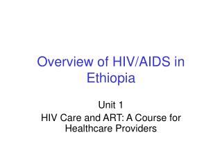  Diagram of HIVAIDS in Ethiopia 