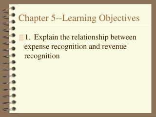  Part 5- - Learning Objectives 
