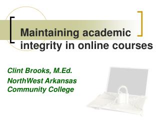  Keeping up scholastic uprightness in online courses 